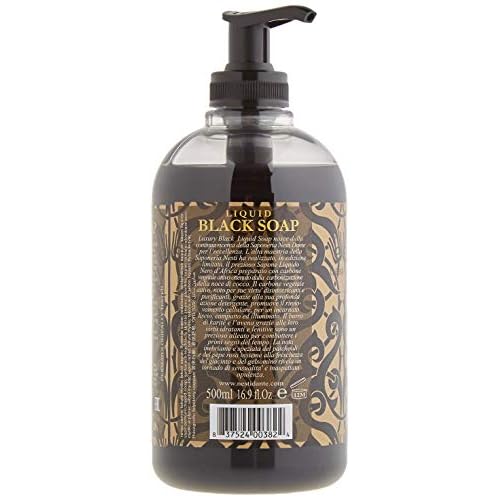 Nesti Dante 251242 16.9 oz Luxury Liquid Black Soap with Vegetal Active Carbon