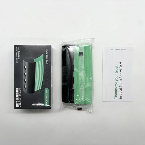 Mat's Beard Bar Ultimate v3.0 - Clean Up Beard Trimmings from Sinks and Countertops After Shaving - Best Gifts For Men