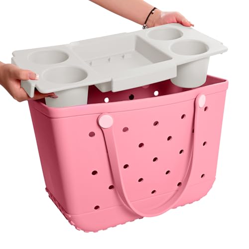 Bogg Bag Large Tote Topper Tray with Cup Holder & Organizer
