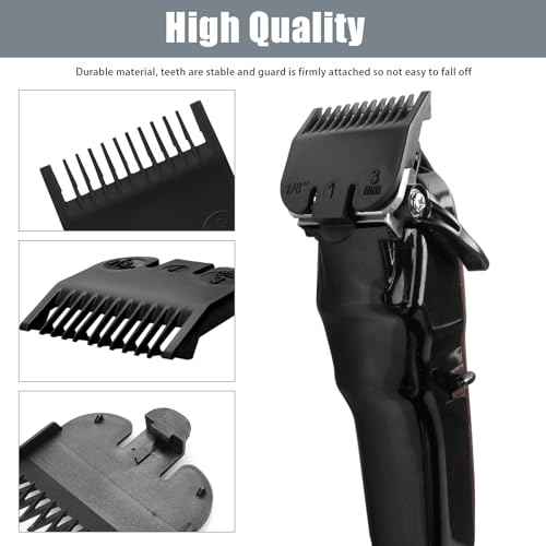 For Wahl #1 Guide Comb Attachment 1/8" (3.0 mm), Professional Clipper Guard Replacement for Wahl, Trimmer Guards set, Hair Cutting Guard Attachment 3114-001, Black (2 Pack)