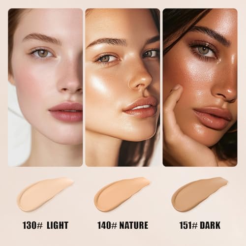 QIC Concealer Shade 130 ? Full Coverage Concealer for Dark Circles & Spots, Warm Ivory Tone, Hydrating & Waterproof Under Eye Corrector for Mature Skin, Non-Cakey Finish (0.53 oz)