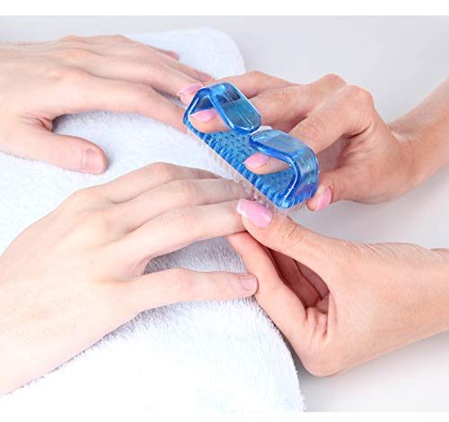 6-Pack Nail Cleaning Brush Set with Handle Grip for Detail Cleaning