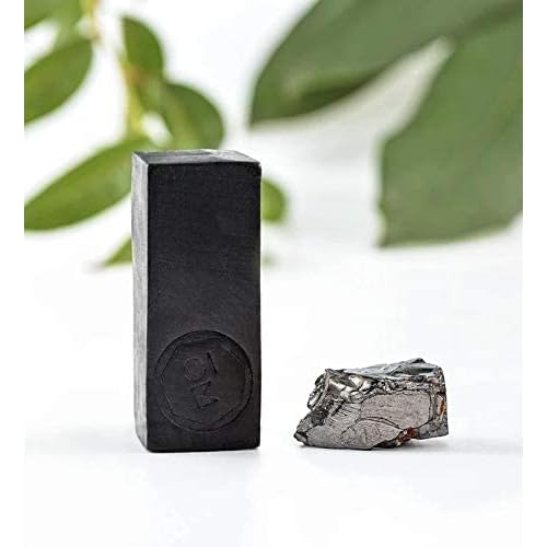 Modern ?M Shungite Detox Bar Soap with Palo Santo | Vegan, Non-GMO Soap for All Skin Types Face and Body | Made In U.S.A (3 Pack)