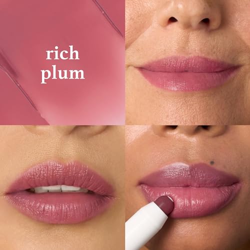 Julep The Perfect Pair 2pc Set It's Balm Tinted Lip Balm Rich Plum and With a Trace Retractable Creamy Long-Lasting Lip Liner, Sweet Truffle