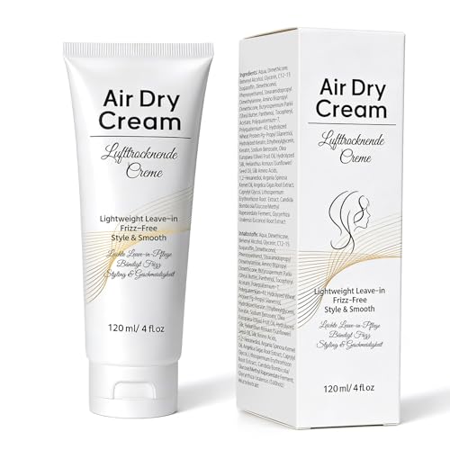 GARPGONA Air Dry Hair Cream for Curly & Fine Hair, Hydrating Styling Leave-In
