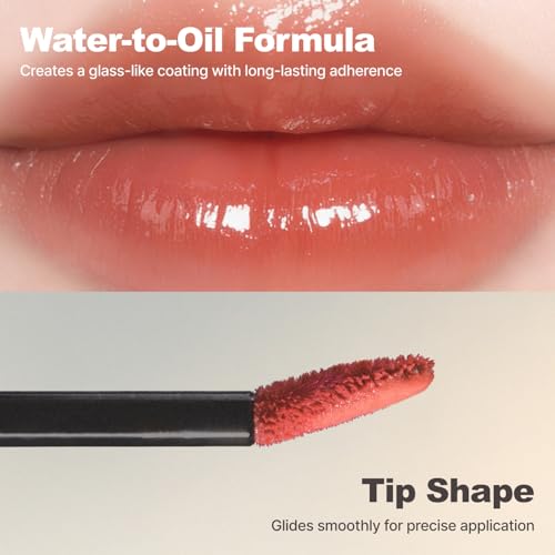 DINTO Blur-Glowy Lip Tint 219 Ave Maria - Long Lasting Lip Stain, Dewy Finish, Vegan, 0.11 fl oz - Variation of Listing