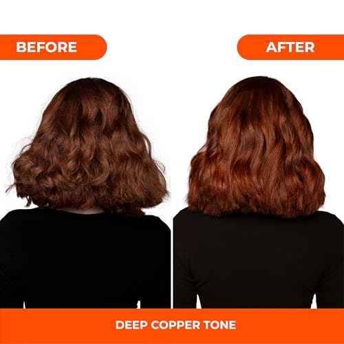 naissant Irish Copper Hair Toning Mask | Ultra High-Purity Pigments | Deposits Deep Copper Tone | Hyaluronic Acid, Collagen & Biotin | Paraben, Ammonia & Sulfate Free | 10.1 Fl. Oz