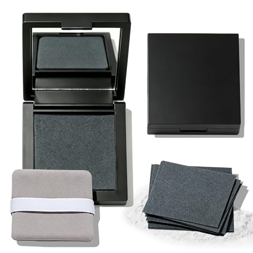 Oil Blotting Papers with Powder & Mirror - 100 Sheets