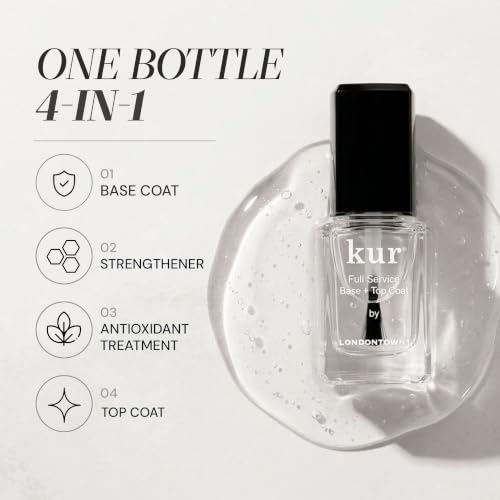 LONDONTOWN Nail Polish Top Coat – Fast Dry, High Shine