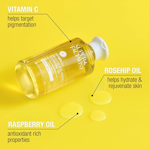 Super Facialist Vitamin C Cleansing Oil - Makeup Remover, 6.8 oz