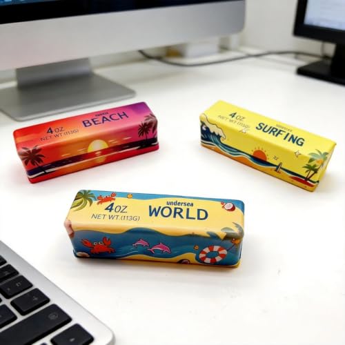 YRRQAQ 3PCS Butter Squishy Slow Rising Fidget Toys for Kids Stress Relief