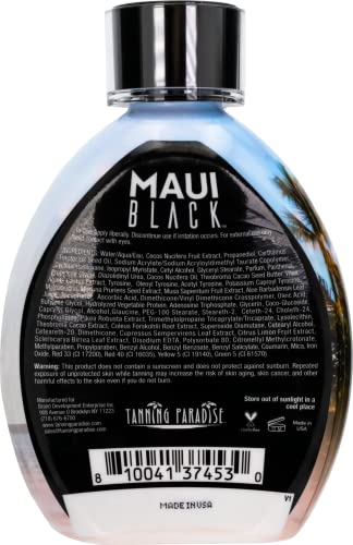 Tanning Paradise Maui Black Instant Dark Tanning Lotion 13.5oz