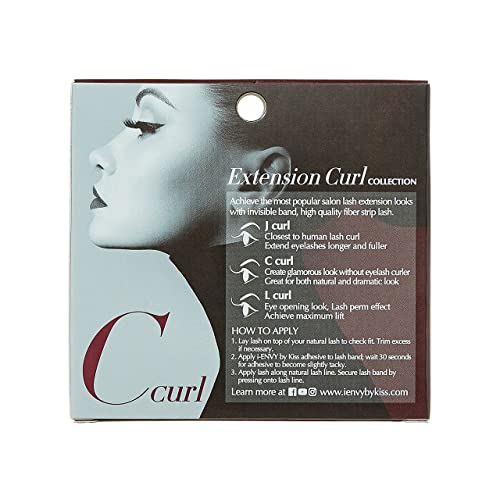 i-Envy 3 Pairs False Eyelashes C Curl Invisible Band Salon Lash