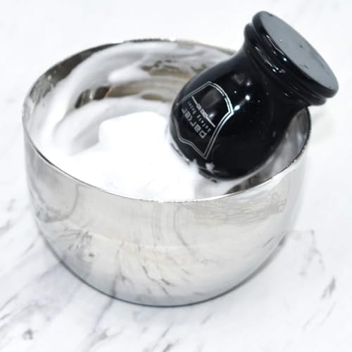 Parker Deluxe Unbreakable Stainless Steel Shaving Bowl ? for use with your favorite Shave Soap or Lathering Shaving Cream