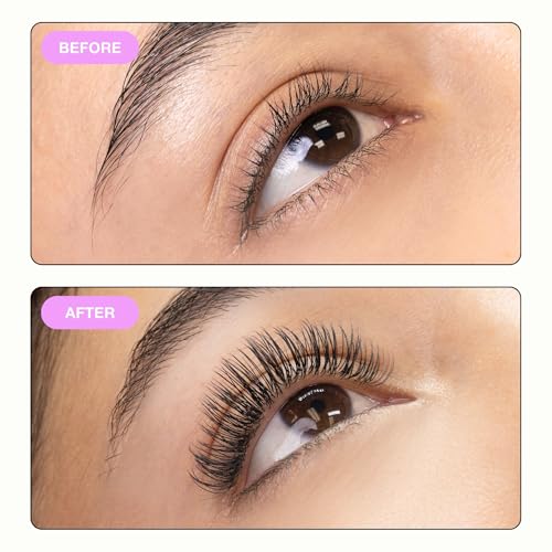 Curacoro Flat Lash Extensions 13mm D Curl 0.15 - Professional Laser-Enhanced