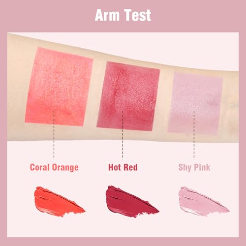Cream Blush Stick - Multi-Use Cheek, Lip & Eye Makeup Shy Pink