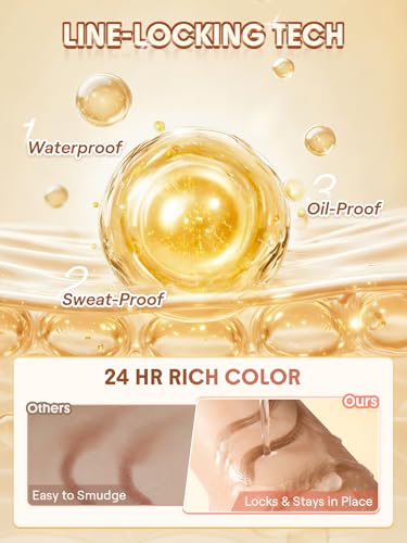 SHEGLAM Dark Brown Hair & Eyebrow Pen - Waterproof Hairline Filler