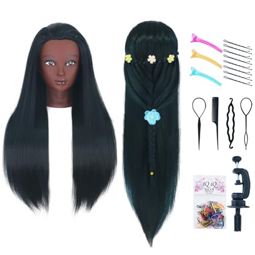 Mannequin Head with Hair 26-28" for Styling & Braiding