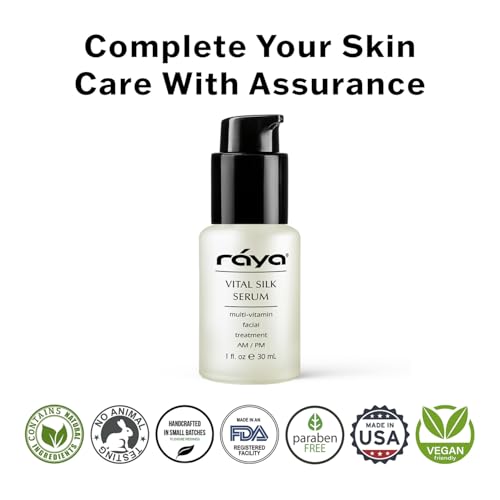 RAYA Vital Silk Serum (509) | Multi-Vitamin Facial Treatment for All Non-Sensitive Skin Beginning to show signs of Age | Softens and Smooths Complexion | Protects From Environmental Damage