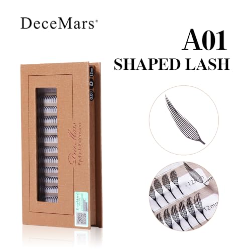 DeceMars Anime Wispy Eyelash Extensions - Spire Feather Lashes