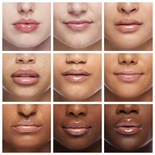 Ruby Kisses Broadway Vita-Lip Clear Lip Gloss (5 Pack Mint, Rosehip, Coconut, Argan Oil, Mango Butter), Ultra-Hydrating & Soothing Formula with Vitamin Oils, High-Shine Non-Sticky Finish Lip Balm