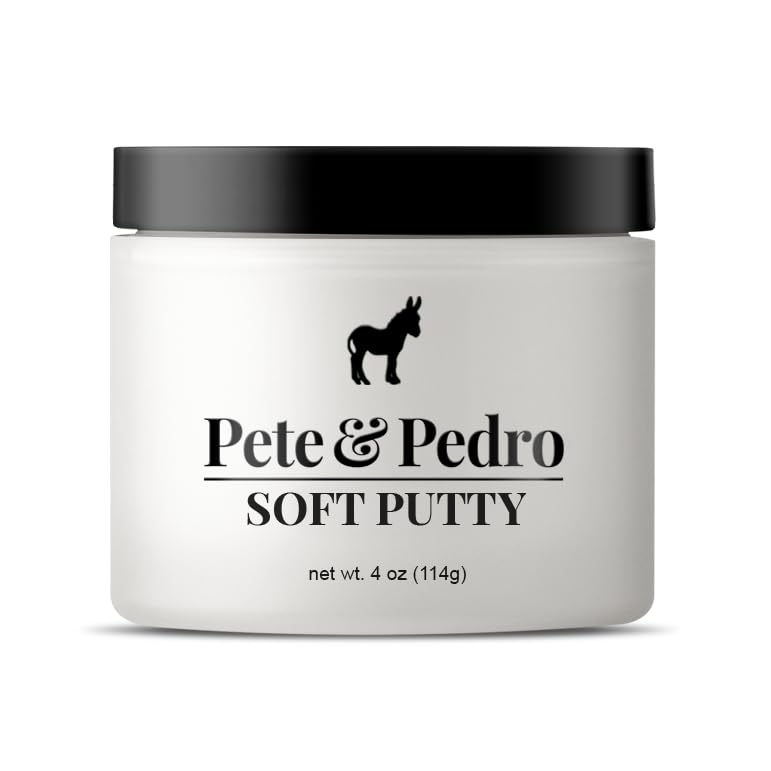 Pete & Pedro Soft Putty Hair Styling 4oz | Strong Hold & Matte