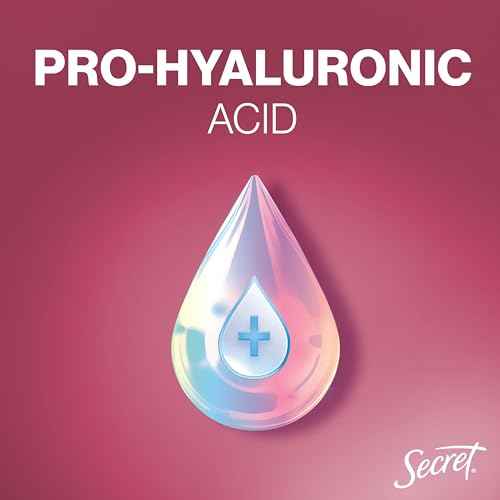 Secret Fresh Antiperspirant Deodorant for Women, 72hr Breathable Odor Protection with Pro-Hyaluronic Acid, Holiday Invisible Solid, Champagne Blush with Berries, Sugared Rim & Rose Petals Scent, 2.6oz