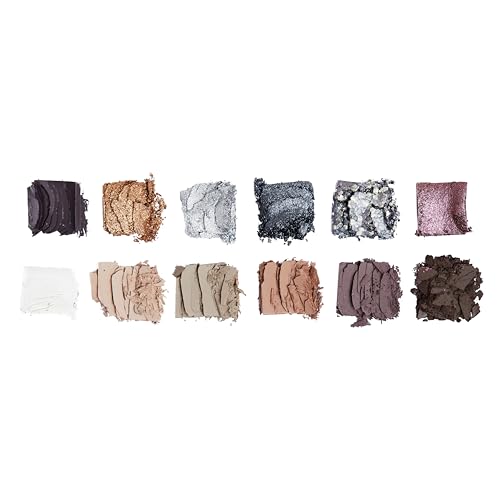 Revolution Smokey Icon Eyeshadow Palette – 12 Ultra-Pigmented Shades