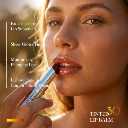 DAGEDA SPF 30 Tinted Lip Balm with Shea & Vitamin E | Black Cherry