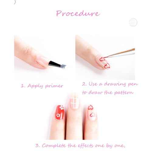 Nail Dotting Tools Set ? 5PCS Dual-Ended Dotting Pens & 3PCS Nail Art Brushes for DIY Nail Art, Painting & Design