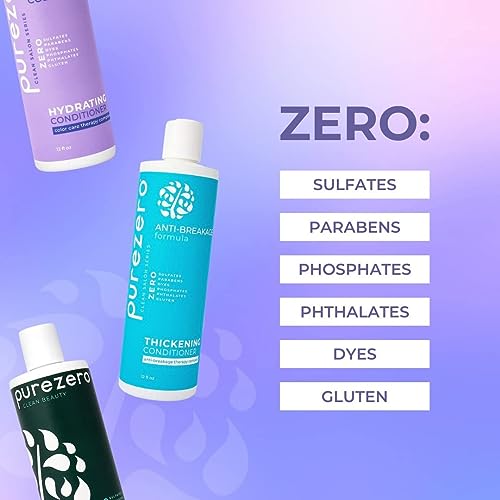 Purezero Curl Cream for Defined Hydrated Curls - 6oz, 2 Pack