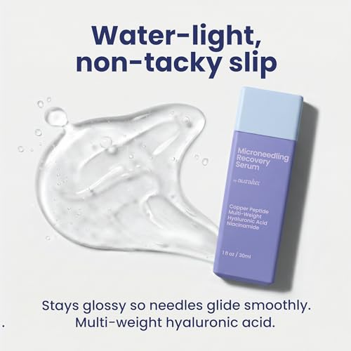 Microneedling Serum with Copper Peptides & Hyaluronic Acid - 1 fl oz