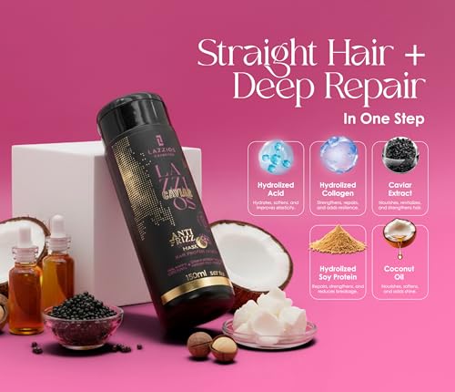 Lazzios Caviar Organic Hair Protein - Formaldehyde-Free Keratin Treatment 150ml