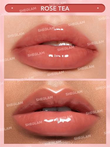 SHEGLAM Glaze Daze Tinted Lip Gloss - High Shine & Plumping