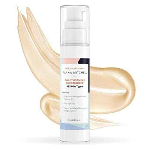 Alana Mitchell Daily Vitamin C Serum for Face ? Hydrating Face Moisturizer for Women & Men ? Anti Aging Face Serum w/Natural Ingredients ? Facial Skin Care Products for All Skin Types (2 oz)
