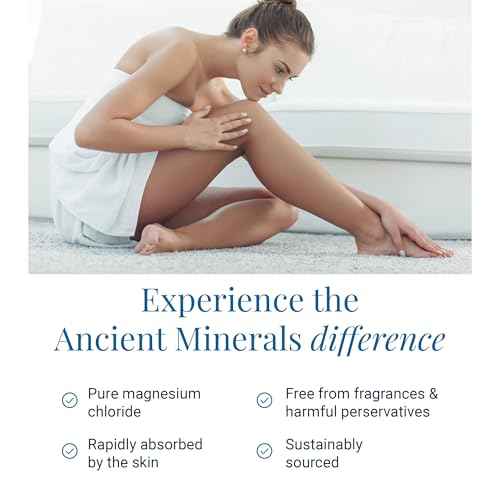 Ancient Minerals Magnesium Oil Refill Bottle, high Concentration Topical Genuine Zechstein Magnesium Chloride Topical Magnesium (33oz)