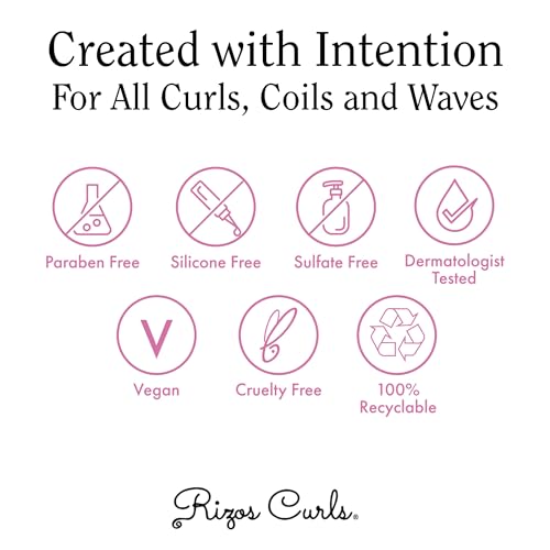 Rizos Curls Curl Defining Mousse - Lightweight Volumizing Styling Foam
