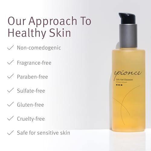 Epionce Lytic Gel Cleanser ? Gentle Foaming Face Wash & Makeup Remover | For Oily, Combination & Problem Skin | Acne & Oil-Control Cleanser with Willow Bark | Dermatologist Skincare
