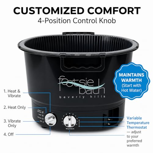 Professional Pedicure Foot Spa with Vibration & Timer