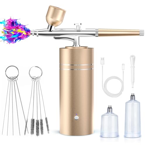 Cordless Airbrush Kit with Compressor 30PSI