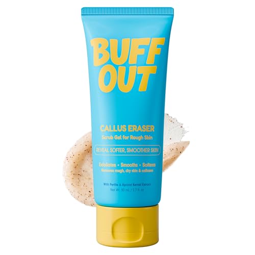 BuffOut Callus Eraser Exfoliating Gel | Feet & Body Scrub