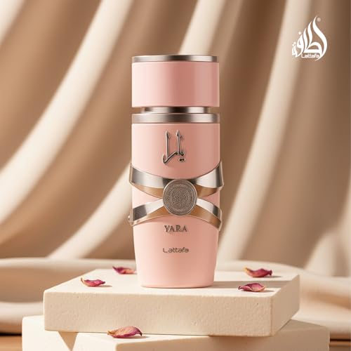 Lattafa Yara Eau de Parfum - Vanilla Gourmand Fragrance for Women, 3.4 oz