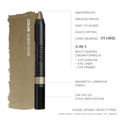 Nudestix Magnetic Luminous Eye Color – 4-in-1 Eyeshadow Stick
