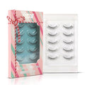 Profusion Cosmetics Colour Spell Natural Wispies 5 Pair Faux Mink False Eyelashes - Lightweight and Comfortable, Reusable & Easy to Apply Lashes for an Eye-Catching Look