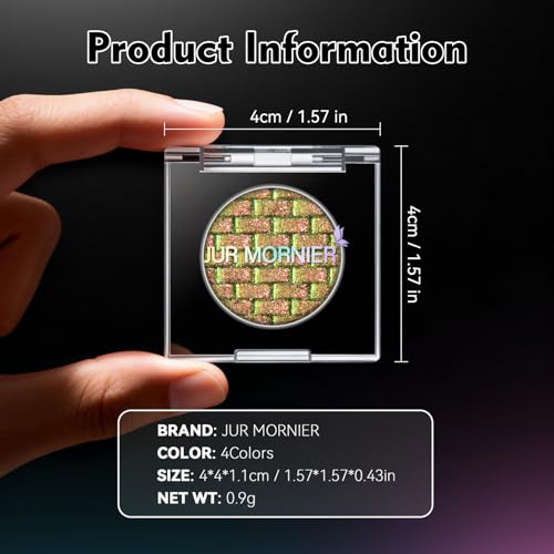 Multichrome Eyeshadow Palette | Waterproof Glitter Shimmer