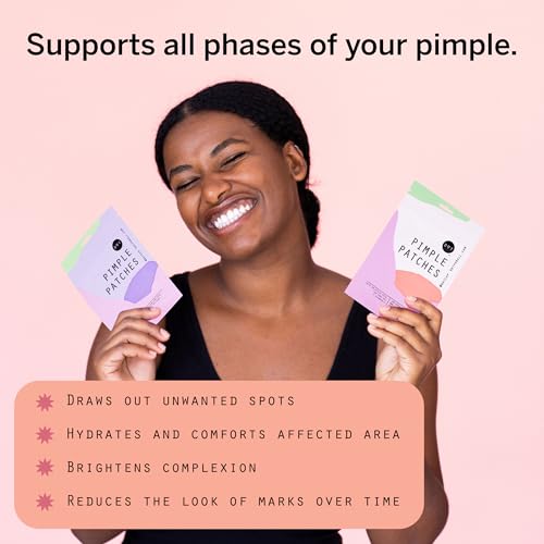 Dot Pimple & Zit Patches for Face ? All-Natural Custom Triple-Action Formula Absorbs, Clears & Brightens Acne Spots with Hydrocolloid, Vitamin C, Tea Tree Oil & Salicylic Acid (8 & 12 mm, 108 ct)