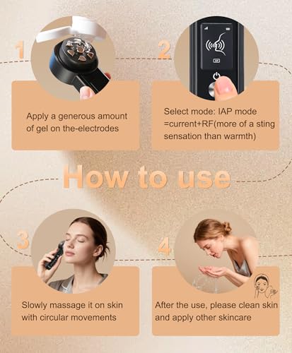 RF Skin Tightening Device 6-in-1 Face Beauty Tool