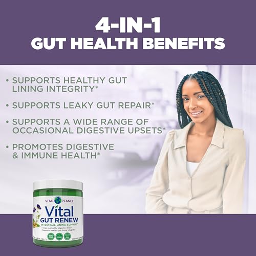 Vital Gut Renew Leaky Gut Powder - L-Glutamine 6000mg