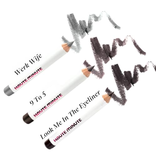 Mini Everlasting Eyeliner, Smooth Glides Eyeliner Pencil, Longwearing Eye Makeup, Vegan - Black