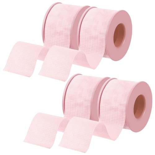 Lash Extension Tape - 4 Rolls, Breathable Silicone Gel, Sensitive Skin